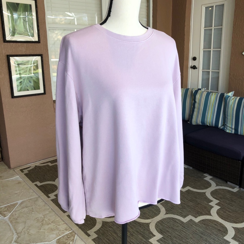 Velvet Graham & Spencer balloon sleeve sweatshirt